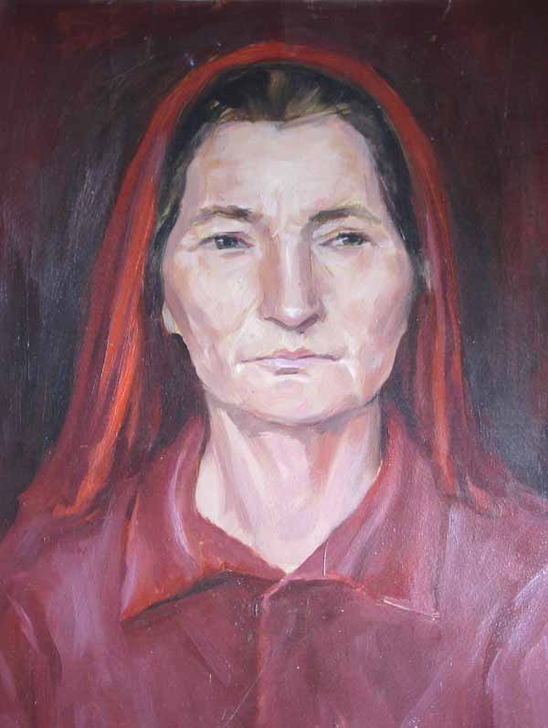 Портрет матери живописный