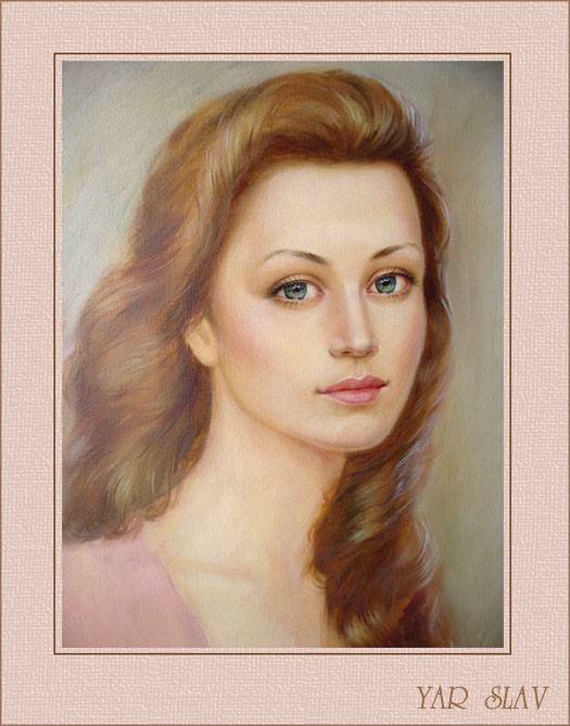 Женский портрет маслом